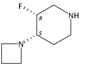 cis-4-(azetidin-1-yl)-3-fluoropiperidine