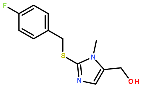 {2-[（4-氟苄基）硫烷基]-1-甲基-1H-咪唑-5-基}甲醇