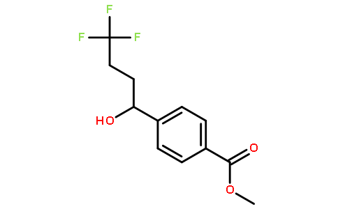 (S)-4-(4,4,4-三氟-1-羟基丁基)苯甲酸甲酯