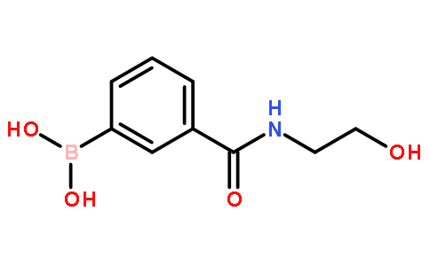 3-(2-羟基乙基氨基甲酰)苯硼酸
