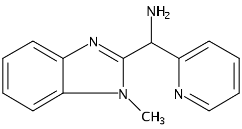 C-(1-甲基-1H-苯并咪唑-2-基)-c-吡啶-2-基-甲胺