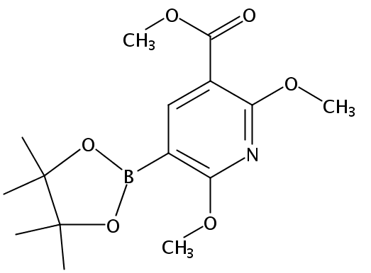 Methyl 2,6-dimethoxy-5-(4,4,5,5-tetramethyl-1,3,2-dioxaborolan-2-yl)nicotinate