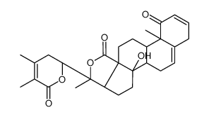 (22R)-14,20,22-Trihydroxy-1-oxoergosta-2,5,24-triene-18,26-dioic acid 18,20:26,22-dilactone