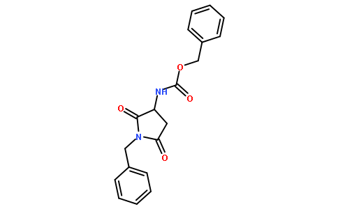 1-N-苄基-3-(N-CBZ)氨基-2,5-二酮吡咯烷