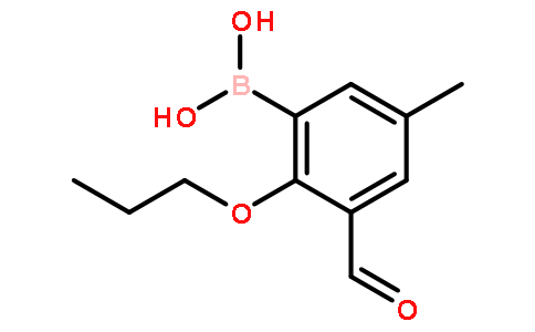 3-甲酰基-5-甲基-2-丙氧基苯基硼酸
