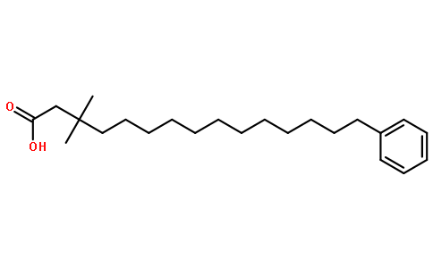 3,3-二甲基-15-苯基十五烷酸