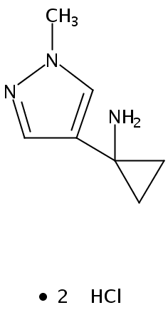 1-(1-Methyl-1H-pyrazol-4-yl)cyclopropanamine dihydrochloride