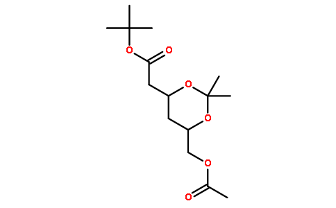 6-乙酰氧甲基-2,2-二甲基-1,3-二氧戊环-乙酸