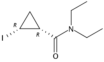 cis-N,N-Diethyl-2-iodocyclopropanecarboxamide