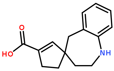 1,2,3,5-四氫螺[4H-1-苯并氮雜卓-4,1’’-[2]環(huán)戊烯]-3’’-甲酸