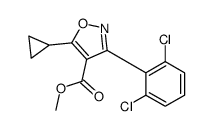 5-环丙基-3-(2,6-二氯苯基)-4-异噁唑羧酸甲酯