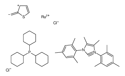 Tricyclohexylphosphine[4,5-dimethyl-1,3-bis(2,4,6-trimethylphenyl)imidazol-2-ylidene][2-thienylmethylene]ruthenium(II) dichloride,95%