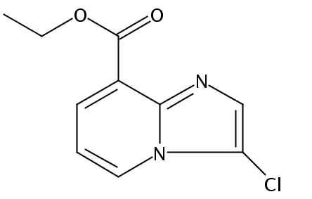 3-氯-8-甲酸乙酯咪唑并[1,2-a]吡啶