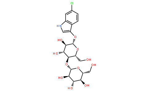 6-氯-3-吲哚基 beta-D-纤维二糖苷