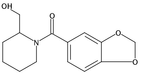 Benzo[d][1,3]dioxol-5-yl(2-(hydroxymethyl)piperidin-1-yl)methanone