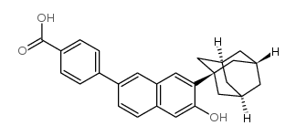 4-[7-(1-adamantyl)-6-hydroxynaphthalen-2-yl]benzoic acid