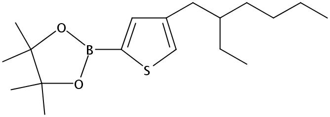 4-(2-乙基己基)-2-(4,4,5,5-四甲基-1,3,2-二氧杂环戊硼烷-2-基)噻吩