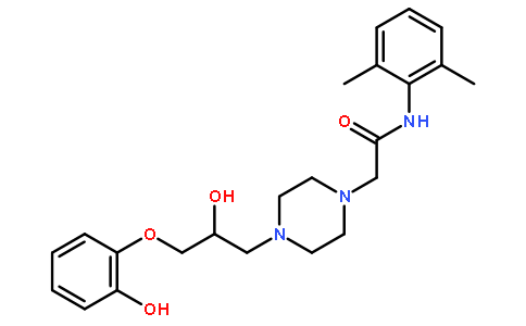 n-(2,6-二甲基苯基)-4-[2-羟基-3-(2-羟基苯氧基)丙基]-1-哌嗪乙酰胺