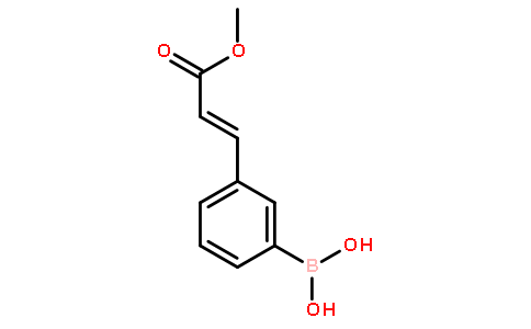 3-(E-3-甲氧基-3-氧代-1-丙烯-1-基)苯基硼酸
