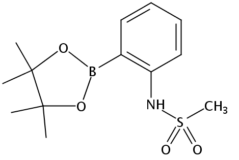 N-[2-(4,4,5,5-四甲基-1,3,2-二氧杂硼烷-2-基)苯基]甲基磺酰氯