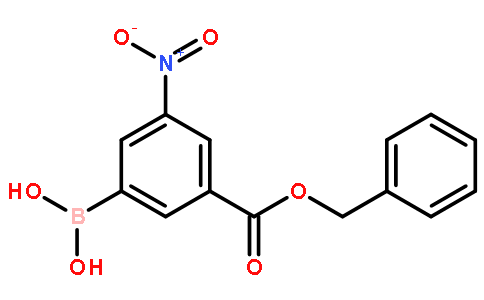 3-苄氧基羰基-5-硝基苯基硼酸