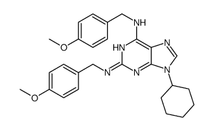 2,6-二(4-甲氧苄基氨基)-9-环己基并嘌呤