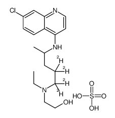 2-[[4-[(7-chloroquinolin-4-yl)amino]-1,1,2,2-tetradeuteriopentyl]-ethylamino]ethanol,sulfuric acid