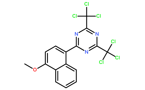 2-(4-甲氧基-1-萘基)-4,6-二(三氯甲基)-1,3,5-三嗪