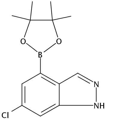 6-氯-4-(4,4,5,5-四甲基-1,3,2-二氧硼雜環戊烷-2-基)-1H-吲唑
