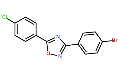 3-(4-溴苯基)-5-(4-氯苯基)-1,2,4-噁二唑