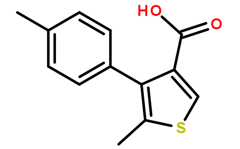 5-甲基-4-(4-甲基苯基)噻吩-3-羧酸