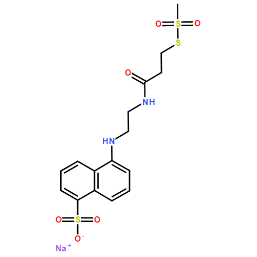 N-(Methanethiosulfonylethylcarboxamidoethyl)-5-naphthylamine-1-sulfonicacid，SodiumSalt