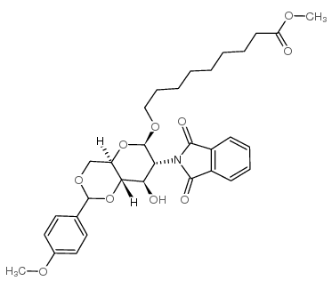 8-Methoxycarbonyloctyl2-deoxy-4,6-O-(methoxybenzylidene)-2-phthalimido-b-D-glucopyranoside