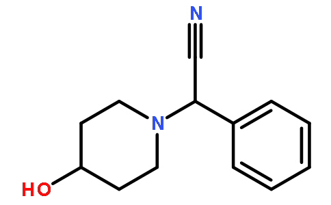 2-(4-羟基哌啶-1-基)-2-苯基乙腈