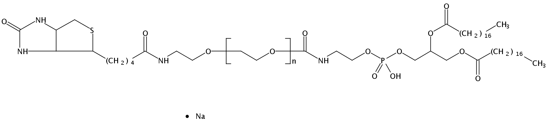 1,2-distearoyl-sn-glycero-3-phosphoethanolamine-N-[biotinyl(polyethylene glycol)-2000] (ammonium salt)