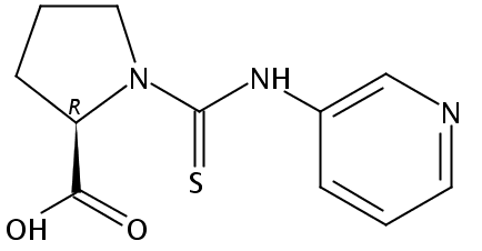 (R)-1-(3-吡啶基硫代氨甲酰基)吡咯烷-2-甲酸