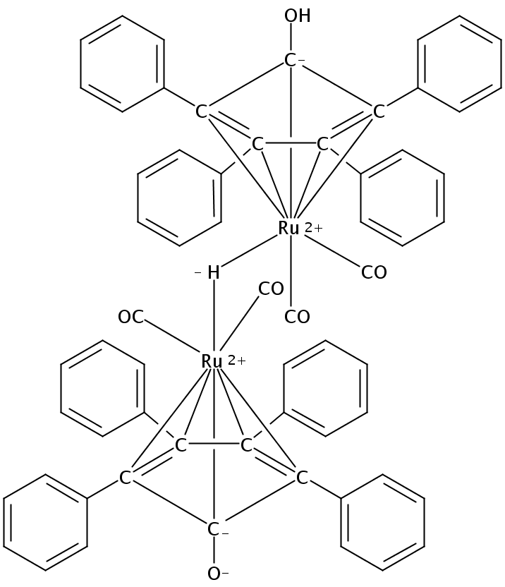 1-羟基四苯基环戊二烯基(四苯基-2,4-环戊二烯基-1-酮)-μ-羟基四羰基二钌(II)