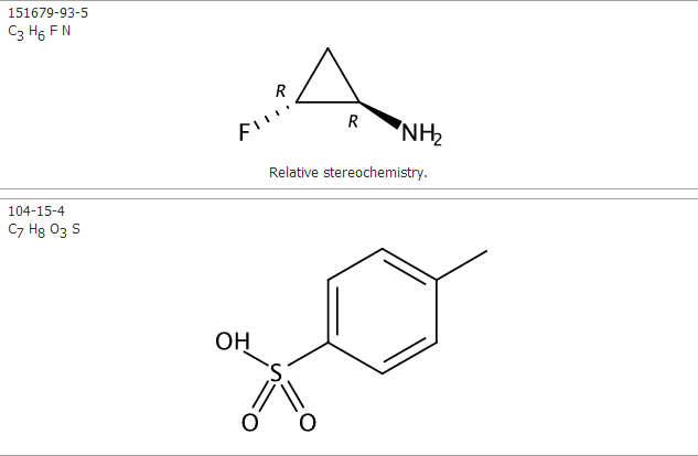trans-2-Fluorocyclopropanamine 4-methylbenzenesulfonate