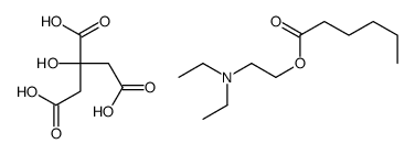 2-(diethylamino)ethyl hexanoate,2-hydroxypropane-1,2,3-tricarboxylic acid