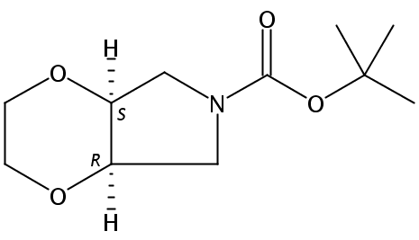 (4aR,7aS)-rel-tert-Butyl tetrahydro-2H-[1,4]dioxino[2,3-c]pyrrole-6(3H)-carboxylate