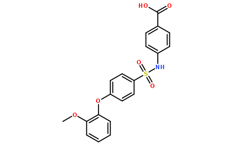 4-({[4-(2-Methoxyphenoxy)phenyl]sulfonyl}amino)benzoic acid