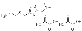 4-[[(2-氨基乙基)硫基]甲基]-N,N-二甲基-2-噻唑甲胺二草酸盐