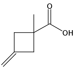 1-甲基-3-亚甲基环丁烷羧酸