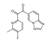 1-(5-氟-6-甲基-2-吡啶基)-2-[1,2,4]三唑[1,5-a]吡啶基-6-基-1,2-乙二酮