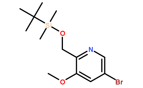 5-溴-2-((叔丁基二甲基甲硅烷基氧基)甲基)-3-甲氧基吡啶