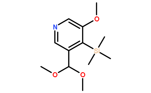 3-(二甲氧基甲基)-5-甲氧基-4-(三甲基甲硅烷基)-吡啶