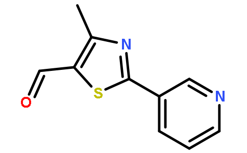 4-甲基-2-吡啶-3-基-1,3-噻唑-5-甲醛