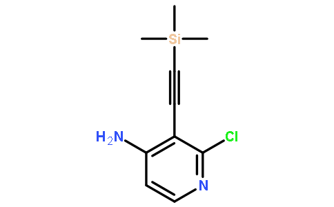2-氯-3-((三甲基甲硅烷基)乙炔)吡啶-4-胺