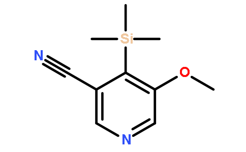 5-Methoxy-4-(trimethylsilyl)nicotinonitrile