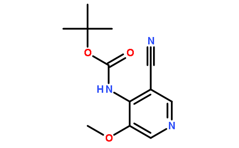 3-氰基-5-甲氧基吡啶-4-基氨基甲酸叔丁酯